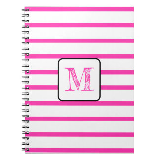 Caderno Espiral Your favorite letter in embroidered calligraphy