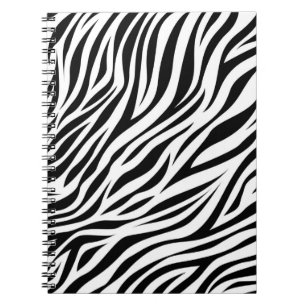 Caderno Espiral Zebra Animal Skin Impressão Pattern-15391
