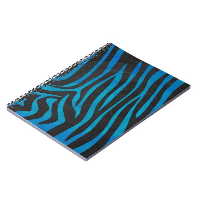 Caderno Espiral Zebra Black e Cinza (Left Side)