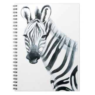 Caderno Espiral Zebra da aguarela