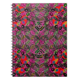 Caderno Espiral Zebra fluorescente Funky