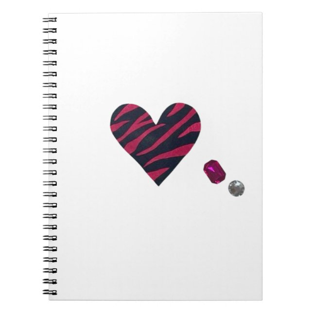 Caderno Espiral Zebra-heart (Frente)