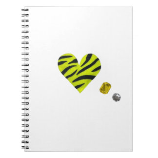 Caderno Espiral Zebra-heart