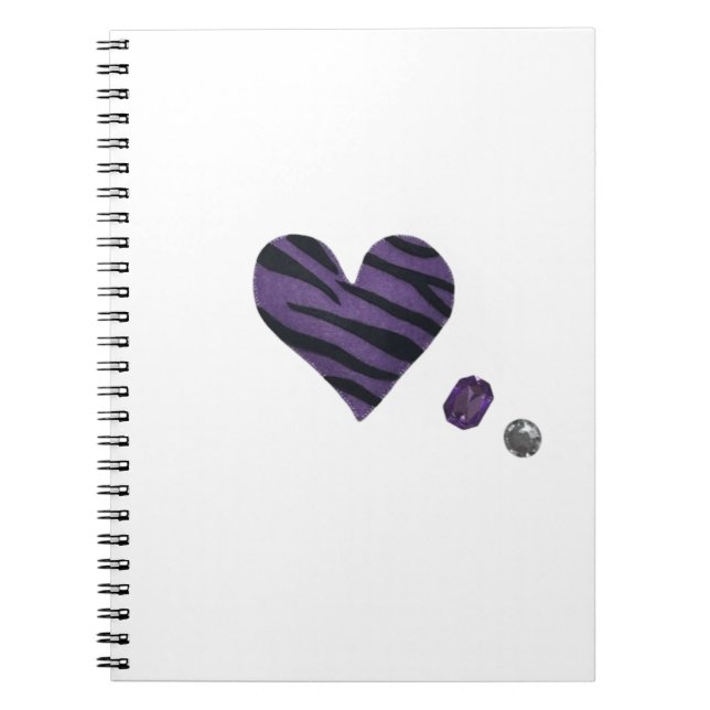 Caderno Espiral Zebra-heart (Frente)