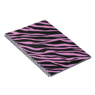 Caderno Espiral Zebra Rosa Orquídea Rasgada