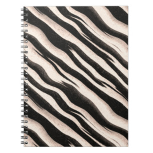 Caderno Espiral Zebra tira textura perfeita + suas ideias