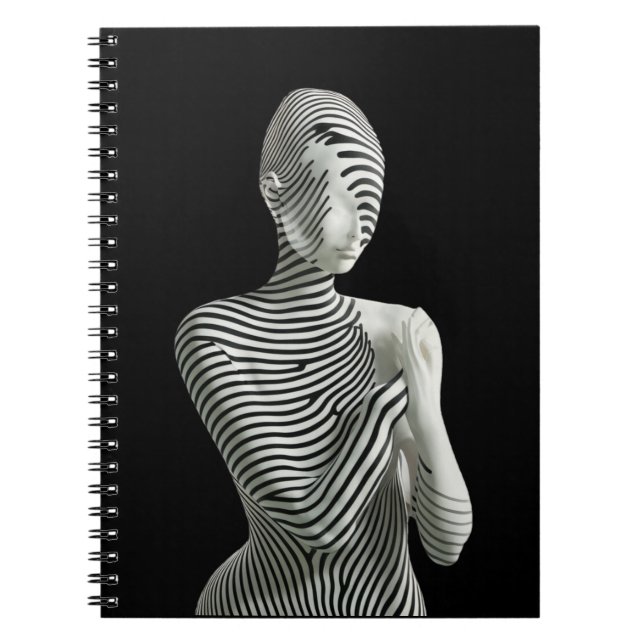 Caderno Espiral Zebra Woman (Frente)