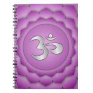 Caderno Espiral Zen Espiritual da Violeta Coroa Chi