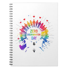 Caderno Espiral Zero Discrimination Day