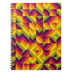 Caderno Espiral Zest Mosaic Chevron