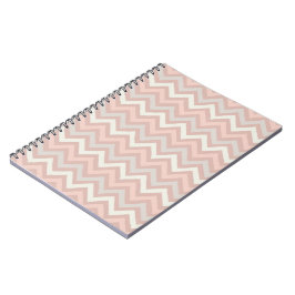 Caderno Espiral Zig Zag Stripes Desenhar Em Calm Watercolor