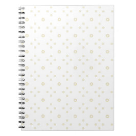 Caderno Espiral Zinnia Sol Dourado Branco