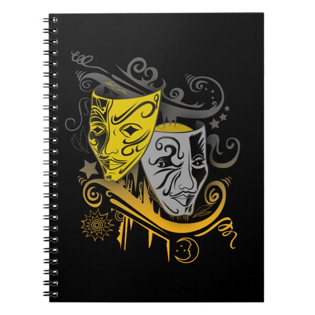 Caderno Espiral Zodiac - Gemini (Frente)