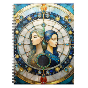 Caderno Espiral Zodíaco - Gêmeos Os Gêmeos