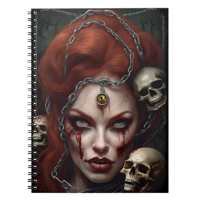 Caderno Espiral Zombie Babe 03 (Frente)