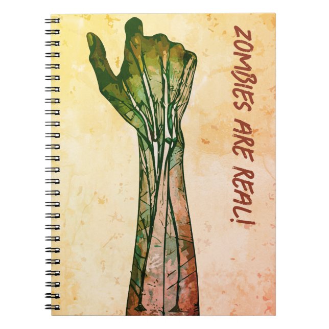 Caderno Espiral Zombie Hand (Frente)
