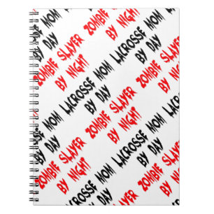 Caderno Espiral Zombie Slayer Lacrosse Mãe