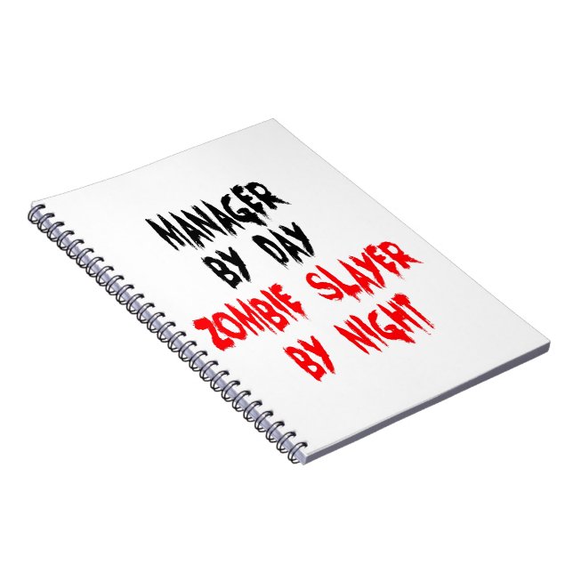 Caderno Espiral Zombie Slayer Manager (Lado Direito)