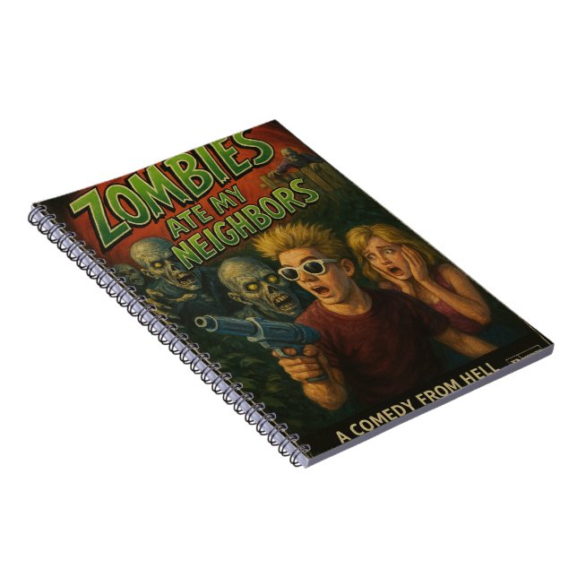 Caderno Espiral Zombies Ate My Vizinhos notebook (Lado Direito)