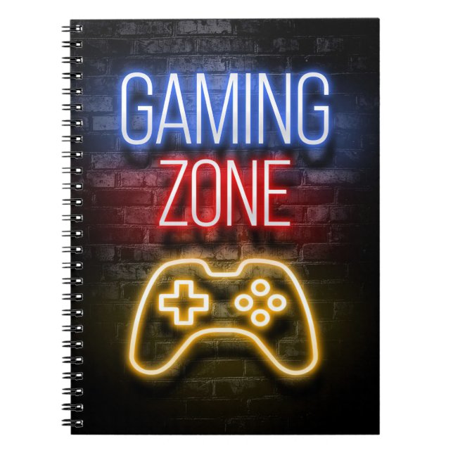 Caderno Espiral Zona de Jogos (Frente)