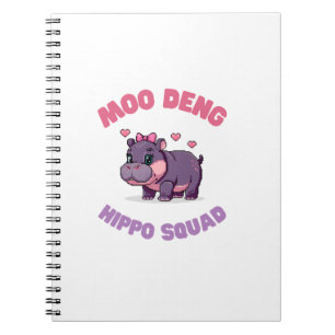 Caderno Espiral Zook de Revolução de Hippo SQUAD SQUAD HIPPO