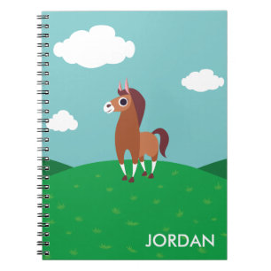 Caderno Espiral Zora o cavalo