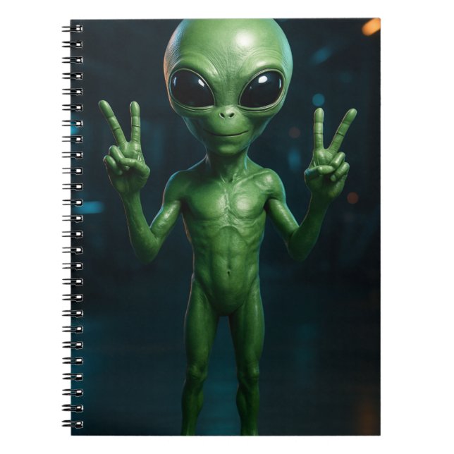 CADERNO Extraterrestre futurista (Frente)