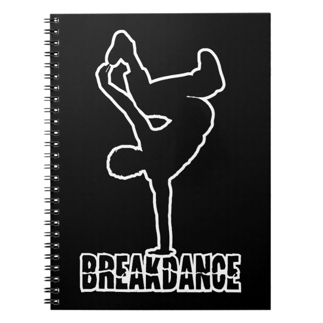 Caderno feito sob encomenda da cor de Breakdance (Frente)