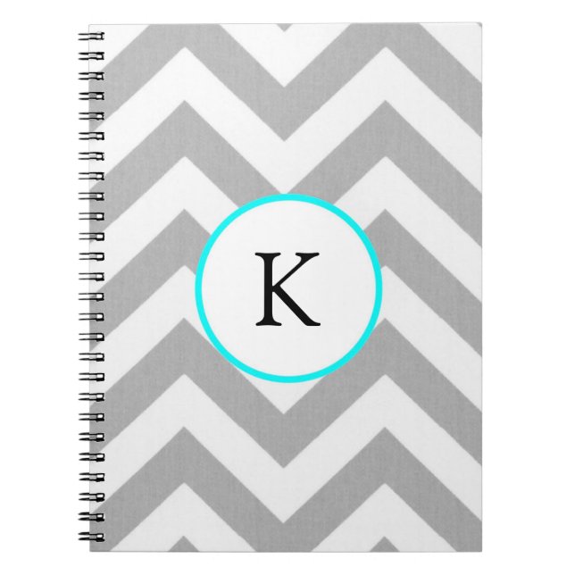 Caderno feito sob encomenda - design: Chevron (Frente)