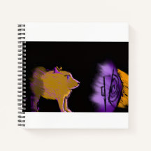 Caderno fofo de capivara