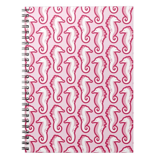 Caderno Frolic cavalo marinho - rosa (Frente)