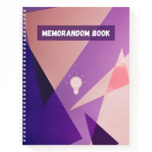 Caderno geométrico minimalista