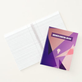 Caderno geométrico minimalista