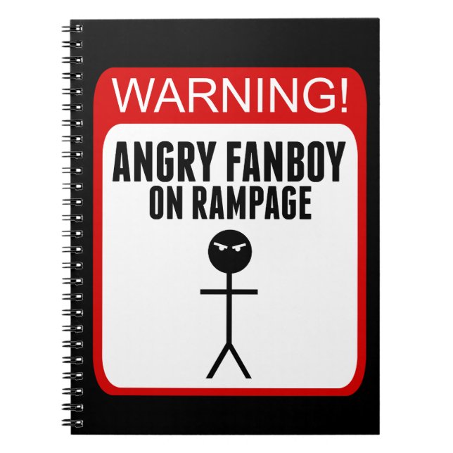 Caderno irritado do Fanboy (Frente)