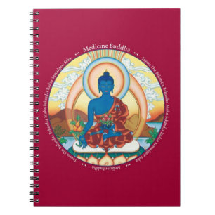 CADERNO - medicina Buddha com sua mantra
