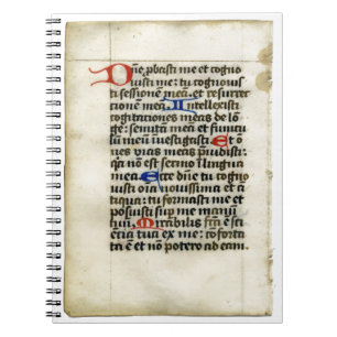 Caderno medieval do manuscrito