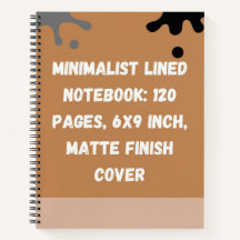Caderno Minimalista Linha: 120 Páginas