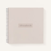 Caderno Nome Moderno