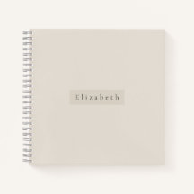 Caderno Nome Moderno 