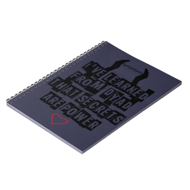 Caderno órfão do design dos segredos da díade do (Left Side)