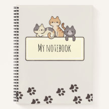 Caderno para amantes de gatos