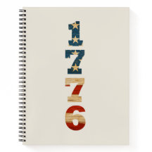 Caderno Patriótico da Bandeira Americana de 1776 -