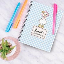 Caderno Personalizado Coquette Rosa Silly Goose