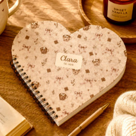 Caderno Personalizado Cozy Cocoa Chocolate Quente
