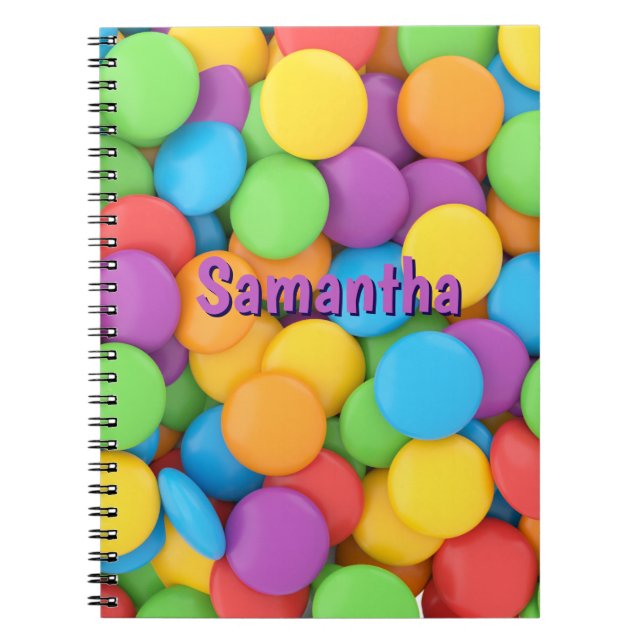 Caderno Personalizado de Doces – Joy Drops Escola (Frente)