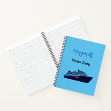 Caderno Personalizado do Cruzeiro do Navio Azul