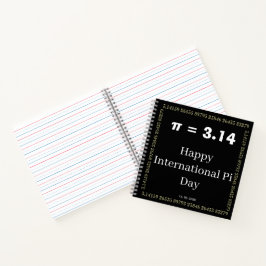 Caderno Personalizado do Dia do Pi - Feliz Interna