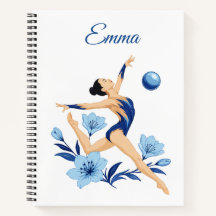 Caderno personalizado do ginasta