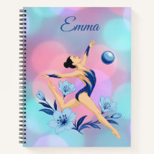 Caderno personalizado do ginasta
