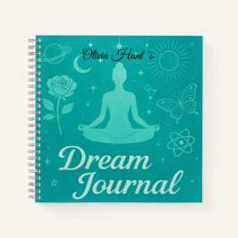 Caderno Personalizado do Sonho Turquesa